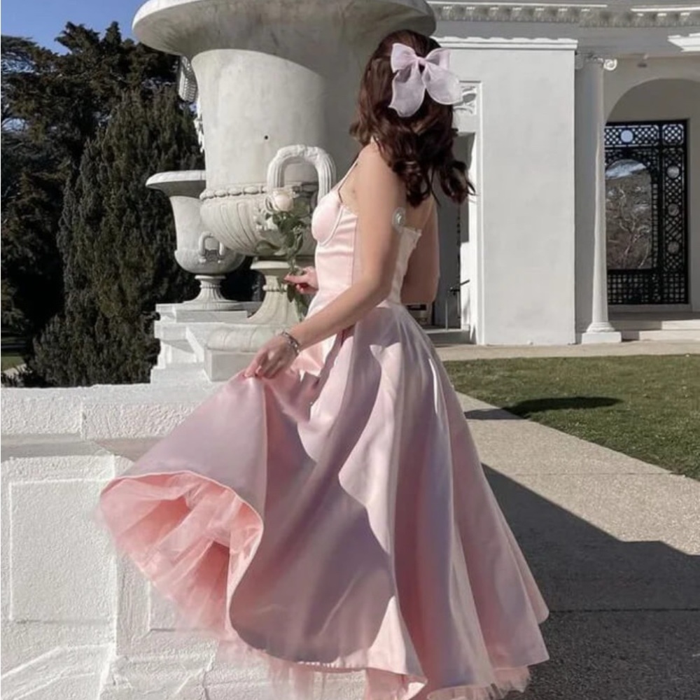 House of CB Mademoiselle pink dress size M plus cup
